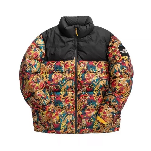 the north face leopard jacket
